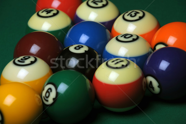 Foto stock: Piscina · tabela · jogar