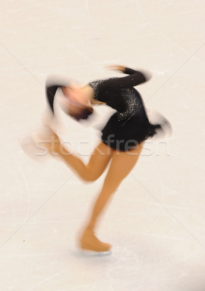 Femenino deporte deportes hielo diversión ejercicio Foto stock © Sportlibrary