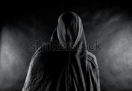 Szellem sötét sziluett halott félelem ördög Stock fotó © sqback
