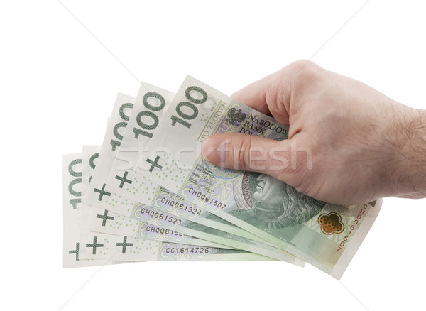 [[stock_photo]]: Argent · main · papier · banque · trésorerie