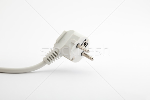 Power plug on white background  Stock photo © sqback
