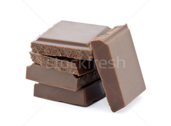 Chocolat blanche alimentaire bar bonbons brisé [[stock_photo]] © sqback