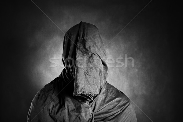 Alkat sötét férfi ruha árnyék ördög Stock fotó © sqback