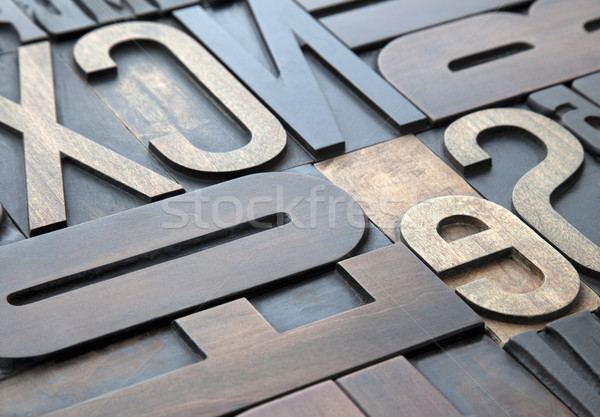 Letterpress background Stock photo © sqback