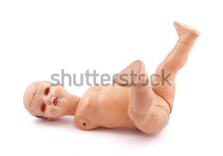 Abandonado bebé muneca nino triste Foto stock © sqback