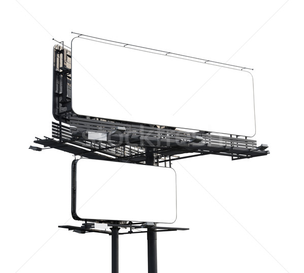 Blank billboard with clipping path Stock photo © sqback