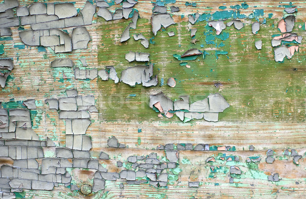 Foto stock: Velho · pintado · madeira · superfície · textura · porta