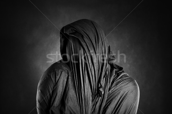 Ghostly figure in the dark  Stock photo © sqback