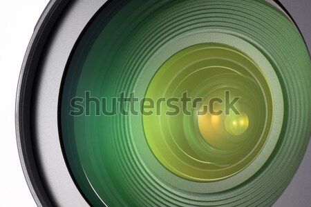 カメラレンズ クローズアップ 光 緑 デジタル プロ ストックフォト © sqback