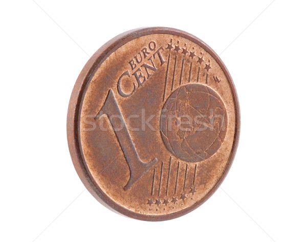 Jeden euro cent ceny pieniężnych finansowych Zdjęcia stock © sqback