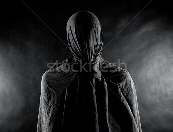 Szellem sötét halál sziluett halott félelem Stock fotó © sqback