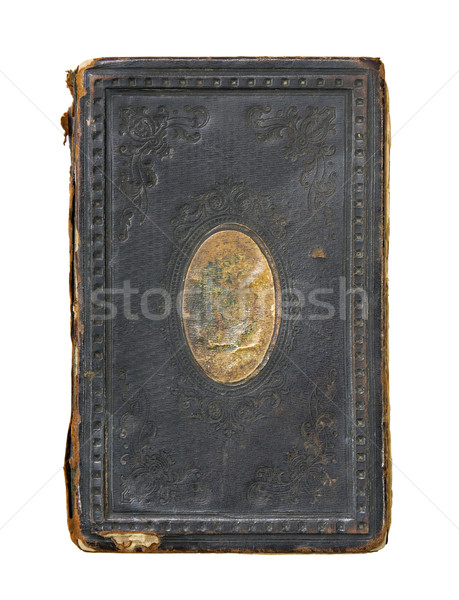 Eski kitap kapak doku kitap dizayn Stok fotoğraf © sqback