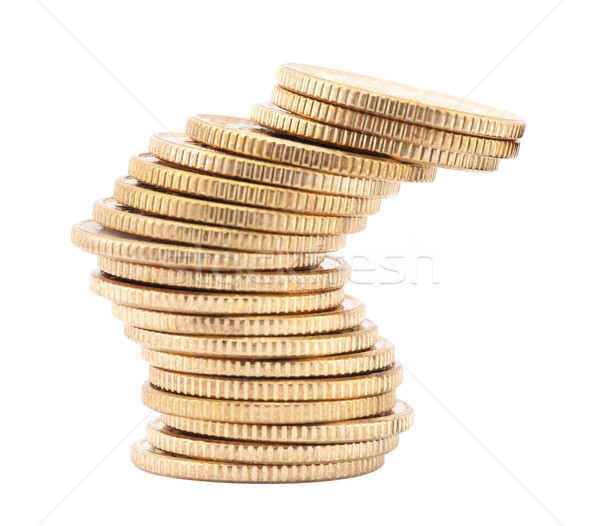 Instável dourado moedas negócio ouro Foto stock © sqback