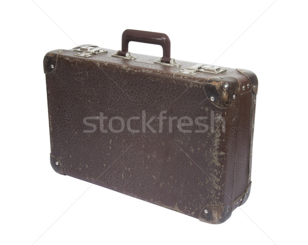 Old suitcase with clipping path Stock photo © sqback
