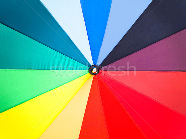 Stock fotó: Tarka · esernyő · szivárvány · színek · hátterek · nyitva