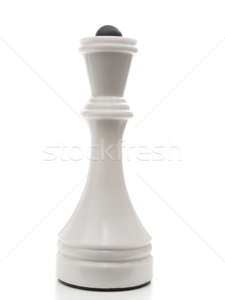 Weiß Königin Schach Macht Erfolg Spiel Stock foto © SRNR