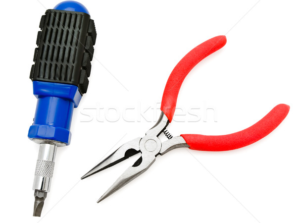 Screwdriver and Pliers Stock photo © SRNR