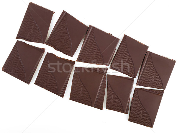 шоколадом Sweet белый продовольствие конфеты сломанной Сток-фото © SRNR