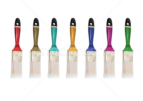 multicolored bristles Stock photo © SRNR