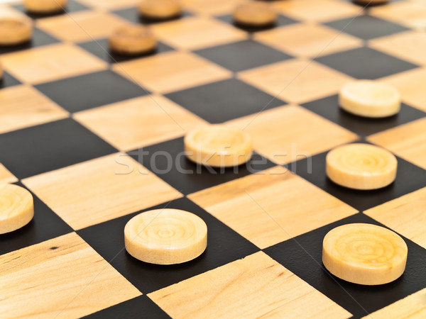 checkers in game Stock photo © SRNR