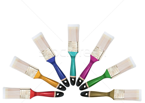 multicolored bristles in sun form Stock photo © SRNR