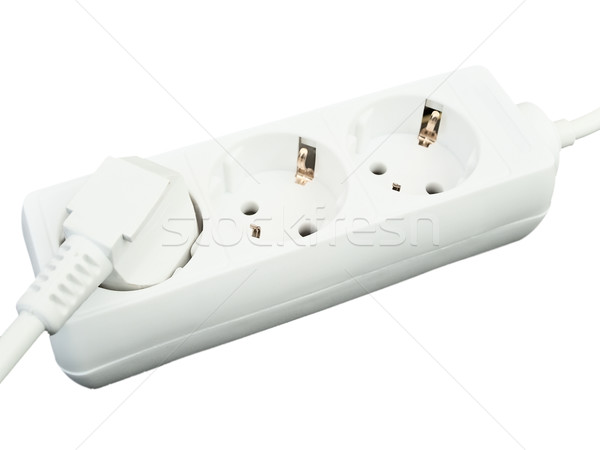 extension cord at white Stock photo © SRNR
