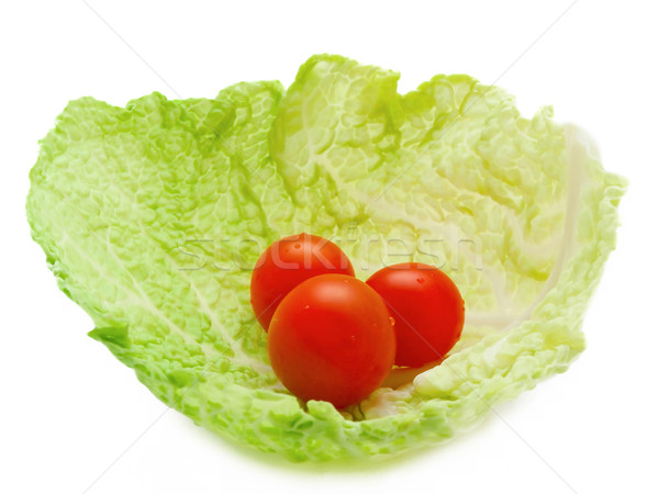 tomatoes in cabbage Stock photo © SRNR