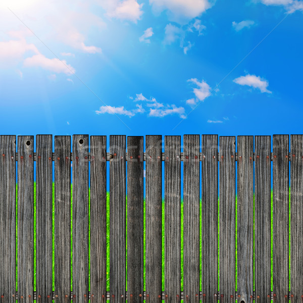 wooden fence Stock photo © SRNR