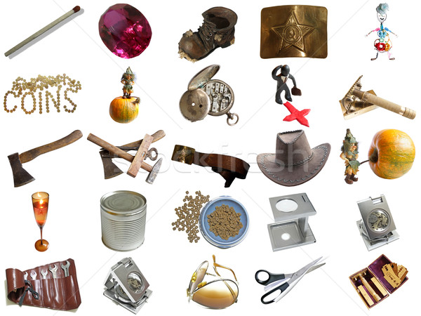 set from different everyday items Stock photo © SRNR