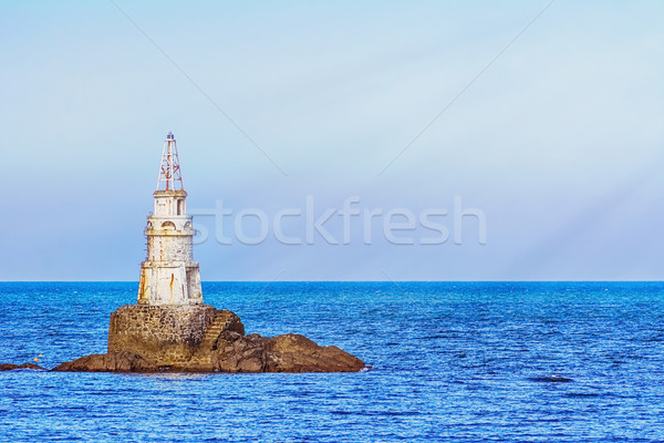 Balise mer faible noir bâtiment phare [[stock_photo]] © SRNR