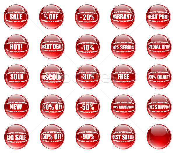 shopping glossy balls Stock photo © SRNR