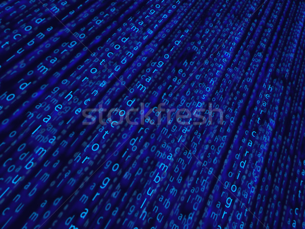 Medizinischen Matrix Worte blau Arzt abstrakten Stock foto © SRNR