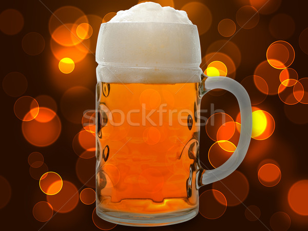 Glass of Beer Stock photo © SRNR