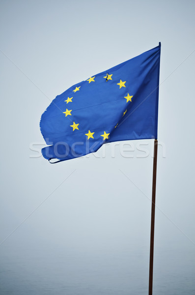 EU zászló európai szövetség streamelés szél Stock fotó © SRNR