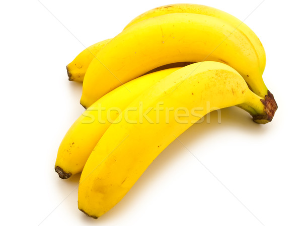 Imagine de stoc: Banane · fotografie · galben · banană · alb · alimente