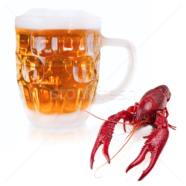 crawfish and beer Stock photo © SRNR