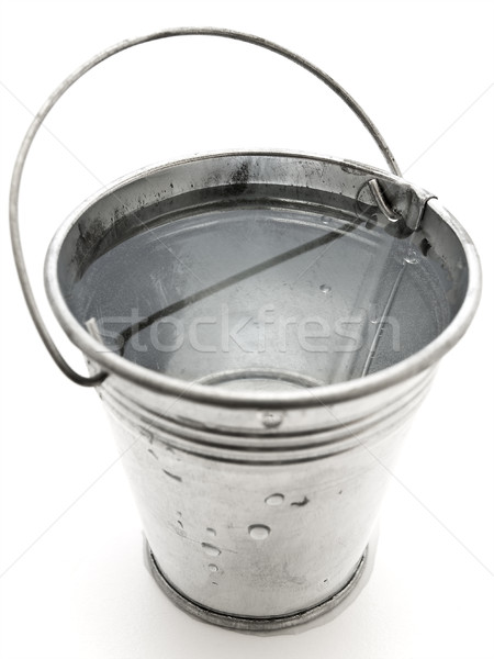 Stock photo: Bucket with Water