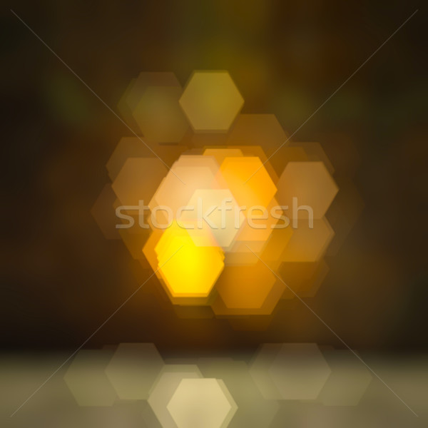 Bokeh luz abstrato festa luzes sol Foto stock © SRNR