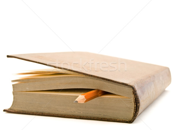 book and pencil Stock photo © SRNR