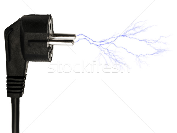 插座 插頭 行業 產業 閃電 概念 商業照片 © SRNR