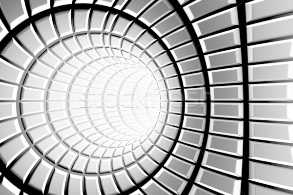 金属 トンネル 抽象的な 光 技術 背景 ストックフォト © SSilver