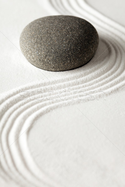 Foto stock: Zen · pedra · abstrato · rocha · vida · branco