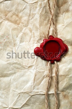 Blank wax seal Stock photo © SSilver