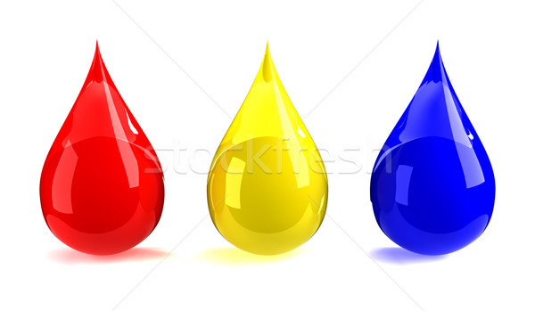 Download Red Yellow Blue Drops Stock Photo C Leigh Prather Ssilver 2602278 Stockfresh PSD Mockup Templates