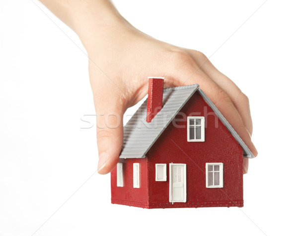 Hand holding house Stock photo © SSilver