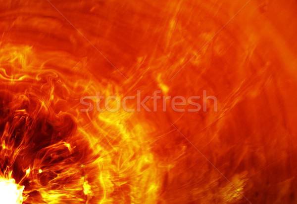 Foc explozie fundal roşu fierbinte diavol Imagine de stoc © SSilver