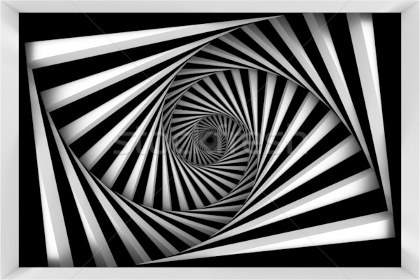 Black and white spiral Stock photo © SSilver