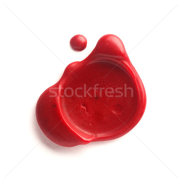Red wax seal Stock photo © SSilver
