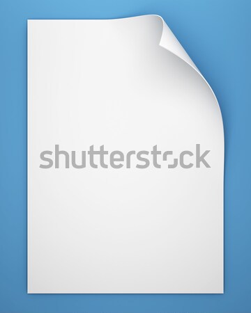 Page of paper curling Stock photo © SSilver
