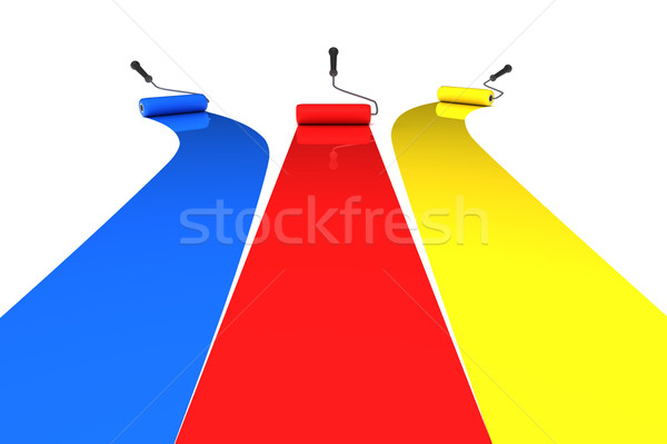 Paint rollers Stock photo © SSilver